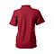 SONOMA LADIES PIQUE  POLO RED BACK
