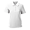 SONOMA LADIES PIQUE  POLO WHITE FRONT