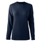 HIGHGATE LADIES JERSEY LS TEE NAVY FRONT