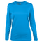 CHICAGO LADIES LS TEE AZURE FRONT