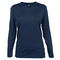 CHICAGO LADIES LS TEE NAVY FRONT