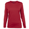 CHICAGO LADIES LS TEE RED FRONT