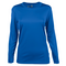 CHICAGO LADIES LS TEE ROYAL BLUE FRONT