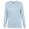 CHICAGO LADIES LS TEE ICE BLUE FRONT