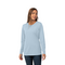 CHICAGO LADIES LS TEE ICE BLUE