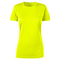 BOSTON LADIES TEE NEON YELLOW FRONT