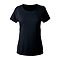 BRAZIL LADIES POPCORN TEE BLACK FRONT