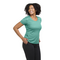 BRAZIL LADIES POPCORN TEE CABANA