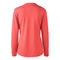 BARBADOS LADIES POPCORN LS TEE GRENADINE BACK
