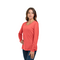 BARBADOS LADIES POPCORN LS TEE GRENADINE