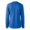 BARBADOS LADIES POPCORN LS TEE ROYAL BLUE BACK