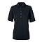 ROCKHURST LADIES JCQD POLO BLACK FRONT