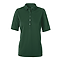 ROCKHURST LADIES JCQD POLO FOREST GREEN FRONT