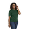 ROCKHURST LADIES JCQD POLO FOREST GREEN