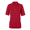 ROCKHURST LADIES JCQD POLO RED FRONT