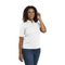 ROCKHURST LADIES JCQD POLO WHITE