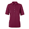 ROCKHURST LADIES JCQD POLO CRIMSON FRONT