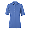 ROCKHURST LADIES JCQD POLO BLUE FRONT
