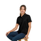HARRISON SYN L SS MESH POLO BLACK