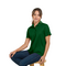 HARRISON SYN L SS MESH POLO DEEP GREEN