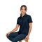HARRISON SYN L SS MESH POLO NAVY