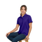 HARRISON SYN L SS MESH POLO PURPLE