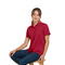HARRISON SYN L SS MESH POLO RED