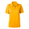 HARRISON SYN L SS MESH POLO TEAM YELLOW FRONT