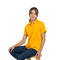 HARRISON SYN L SS MESH POLO TEAM YELLOW