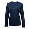 PHOENIX LADIES LS SUPERIOR TEE NAVY FRONT