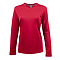 PHOENIX LADIES LS SUPERIOR TEE RED FRONT