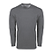 ZORREL DBT LS TEE OXFORD GREY HEATHER FRONT