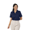ELM SYNTREL L SELF STRIPE POLO NAVY