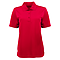 ELM SYNTREL L SELF STRIPE POLO RED FRONT