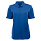 ELM SYNTREL L SELF STRIPE POLO ROYAL BLUE FRONT