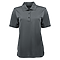 ELM SYNTREL L SELF STRIPE POLO CHARCOAL FRONT