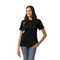 HUDSON DRIBAL DBLE KNIT L POLO BLACK