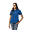 HUDSON DRIBAL DBLE KNIT L POLO ROYAL BLUE