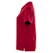 HUDSON DRIBAL DBLE KNIT L POLO RED SIDE