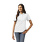 HUDSON DRIBAL DBLE KNIT L POLO WHITE