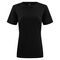 ZORREL HARBOR DRIB L SS TEE BLACK FRONT