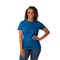 ZORREL HARBOR DRIB L SS TEE BRIGHT ROYAL