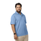 HARRISON SYN M SS MESH POLO COLUMBIA BLUE